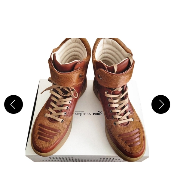 Puma X Alexander McQueen Pony Hair Hi-top sneakers - Picture 6 of 6